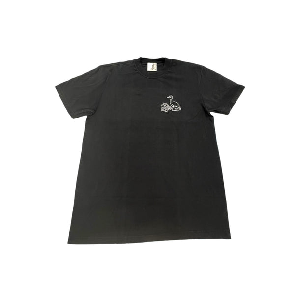 トップス TSTS DRUNKEN DESIGNER'S T-SHIRTS BLACK Dirty Marsh Outfitters Neon Tombstone Short Sleeve T-Shirt in
