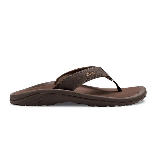 OluKai Men's 'Ohana Sandals in Dark Java | Palmetto Moon