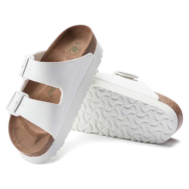 Papillio by Birkenstock Arizona Platform Sandals in White
