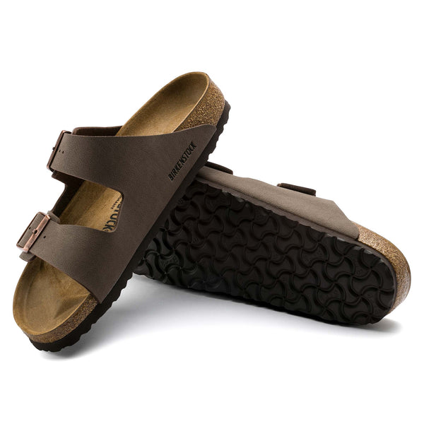 Birkenstock Women's Arizona Birkibuc Sandals in Mocha | Palmetto Moon