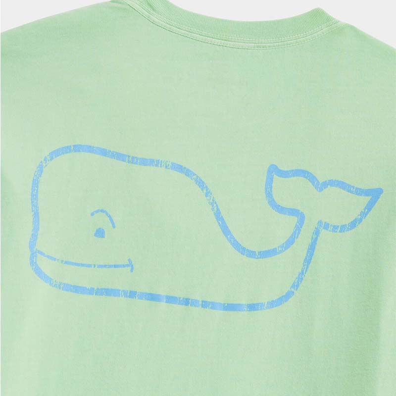 Garment Dyed Vintage Whale Long Sleeve T-Shirt
