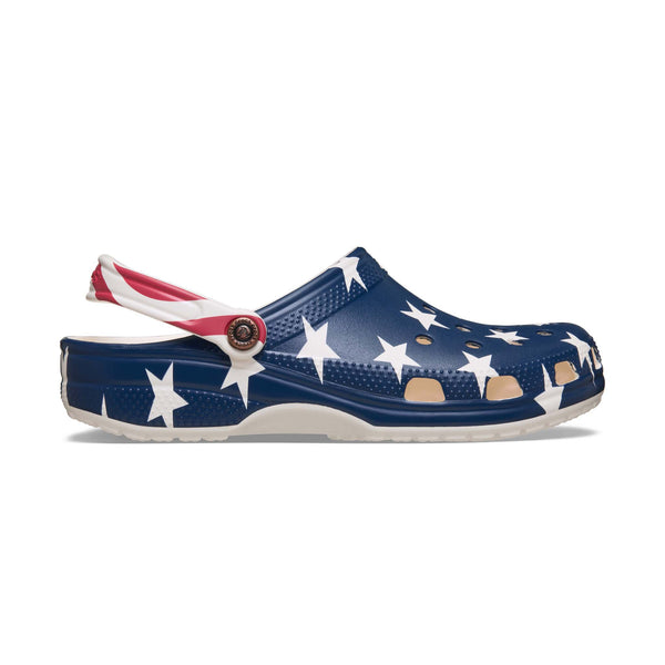 Crocs Adult American Flag Classic Clog | Palmetto Moon display picture 1