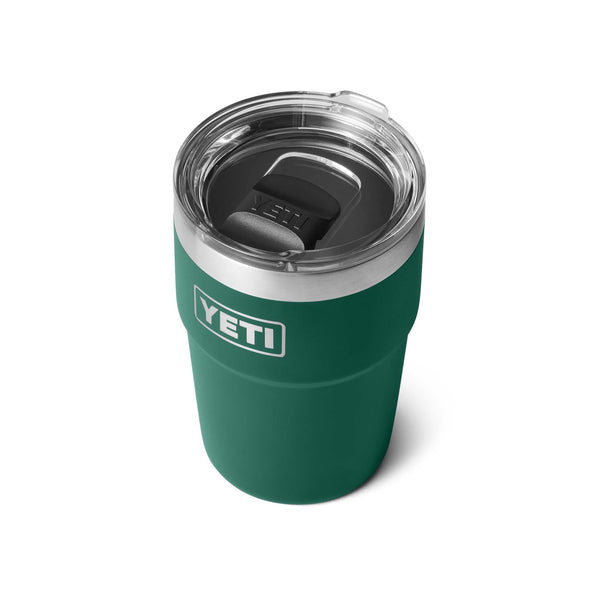 YETI® Black Forest Green 16oz Rambler Stackable Cup