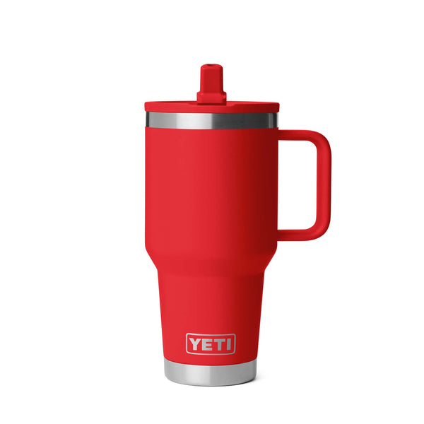 YETI® Rescue Red 30oz Travel Straw Mug | Palmetto Moon