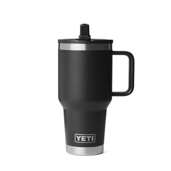 YETI® Black 30oz Travel Straw Mug | Palmetto Moon