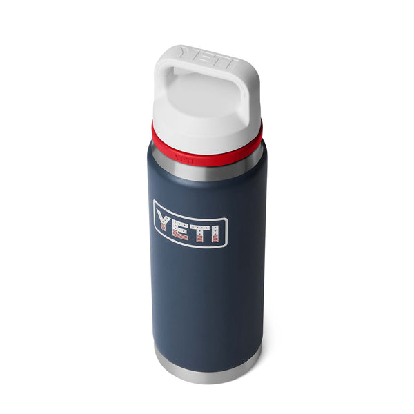 YETI® Red, White, Navy Rambler 26oz Chug Bottle | Palmetto Moon