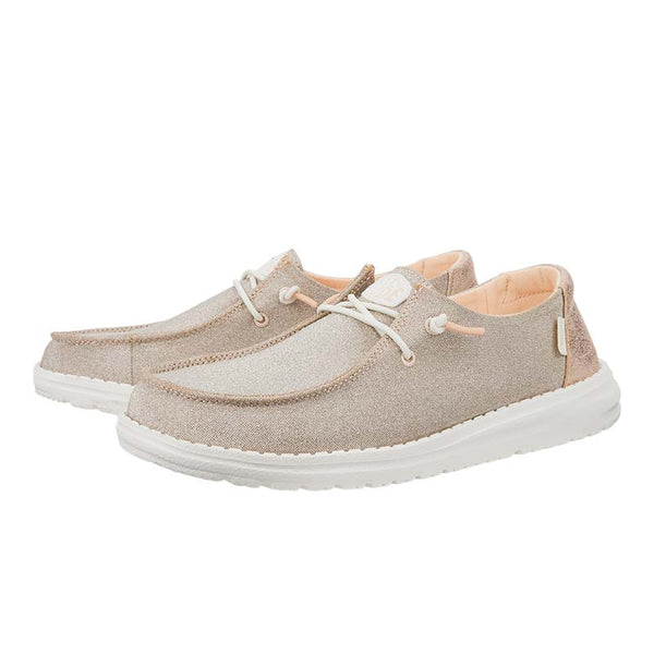 rose gold boat shoes