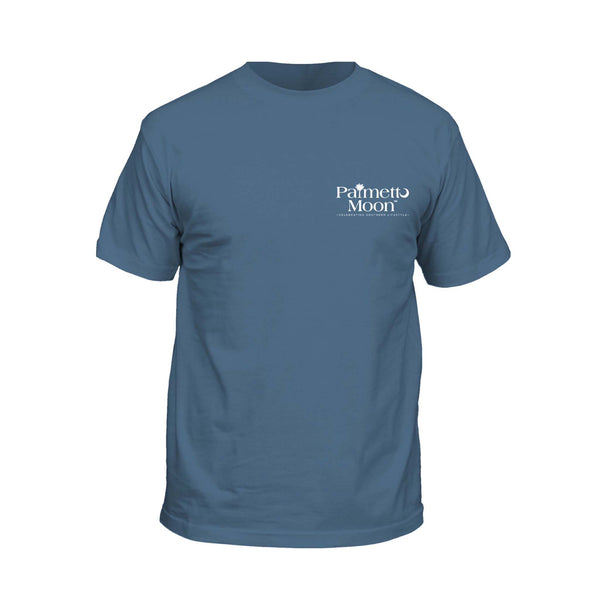 Palmetto Moon Six 7 Ice Cream Short Sleeve T-Shirt in Indigo Blue