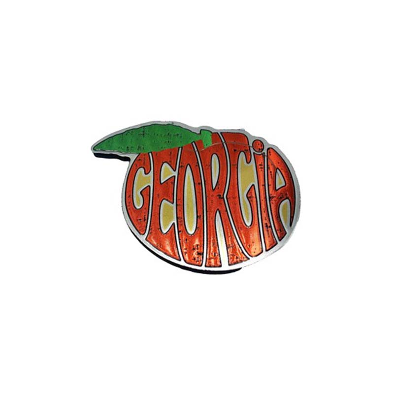 Georgia Foil Peach Magnet