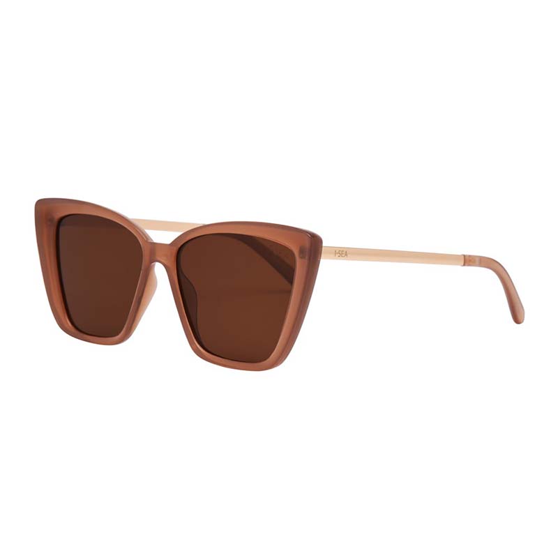Aloha Fox Sunglasses in Dusty Rose and Brown