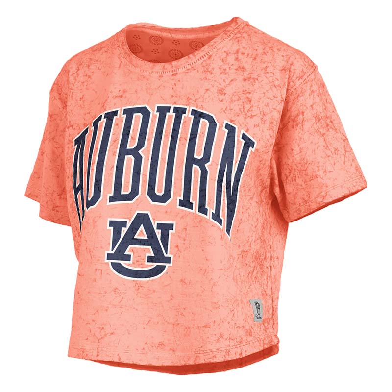 Auburn Sunwash Waistline Short Sleeve T-Shirt