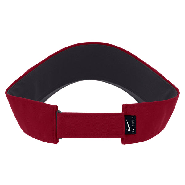Nike Carolina Gamecocks Embroidered Ace Visor in Crimson