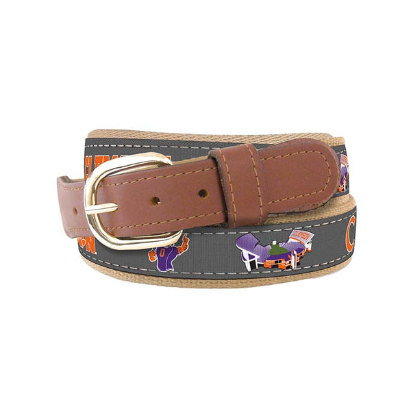 ZEP-PRO Clemson Stadium Ribbon Belt | Palmetto Moon