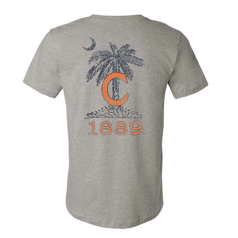 Clemson 1889 Palm Short Sleeve T-Shirt