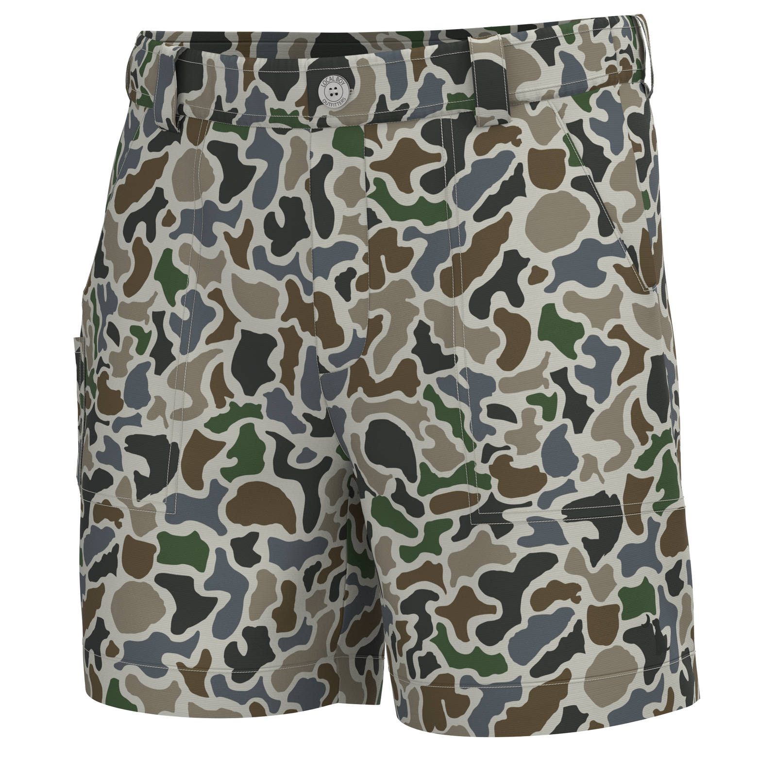 6 Inch Chum Shorts in Localflage by local boy outfitters