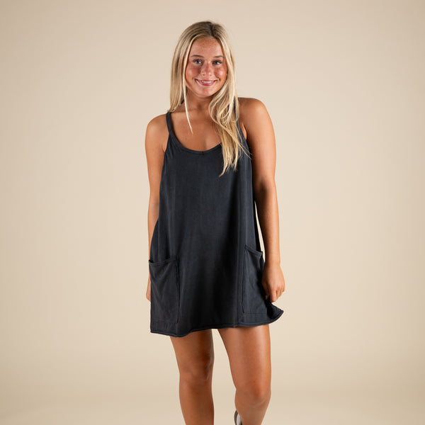 FP Movement Hot Shot Mini Dress in Black FP Movement Hot Shot Mini Dress in Black
