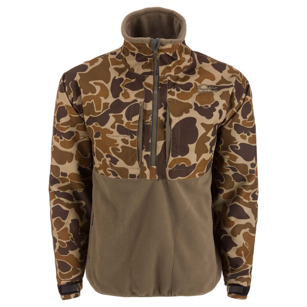 Drake Waterfowl CommandXT Eqwader Half Zip Pullover in Old School