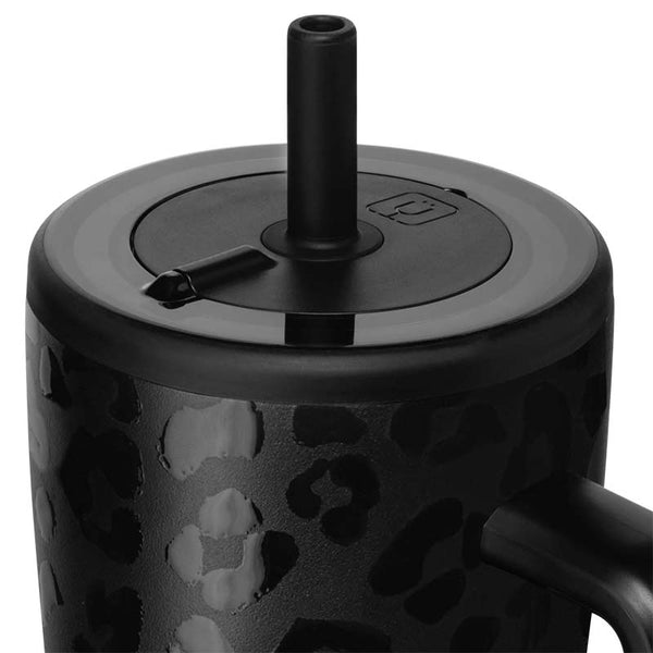 Brumate 40oz Era Handled Tumbler in Onyx Leopard | Palmetto Moon
