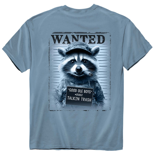 Good Ole Boys Wanted Racoon Short Sleeve T-Shirt