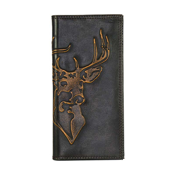 ZEPPRO Buck Burnished Roper Wallet Palmetto Moon