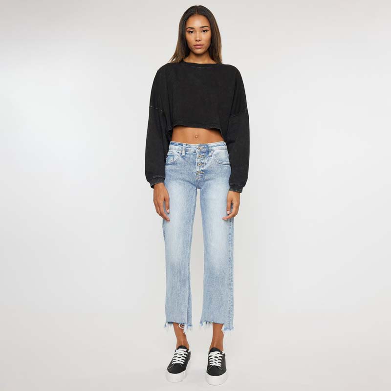 The Thelma High Rise Straight Jeans