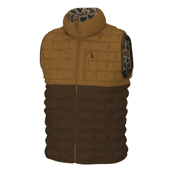 Local Boy Outfitters Duck Down Vest in Localflage Vintage