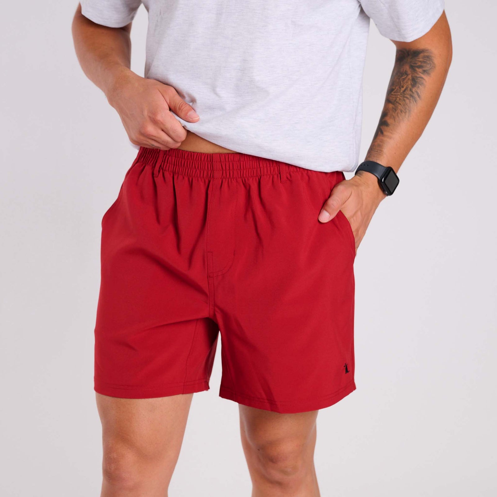 Men's Volley Shorts in Red