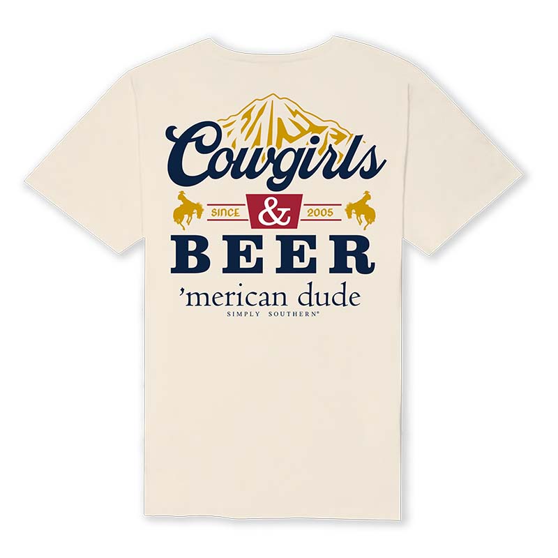 Men&#39;s Cowgirls and Beer Short Sleeve T-Shirt
