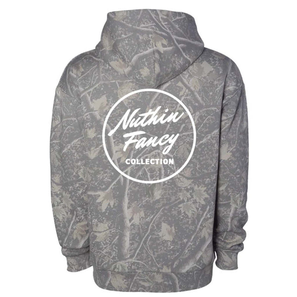 Nuthin Fancy Encamp Fleece Hoodie in Deadwood Camo | Palmetto Moon