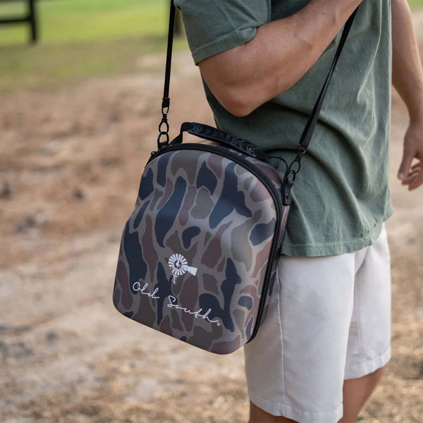 Old South 6 Hat Travel Case in Thicket Camo | Palmetto Moon