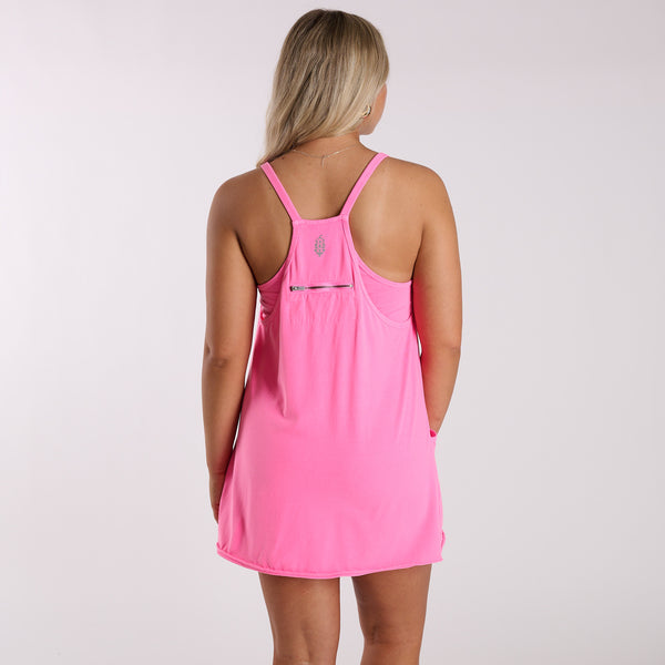 hot pink hot shot mini dress Strapless Hot Pink Beaded Top Pleated Mini Dress Fancyvestido
