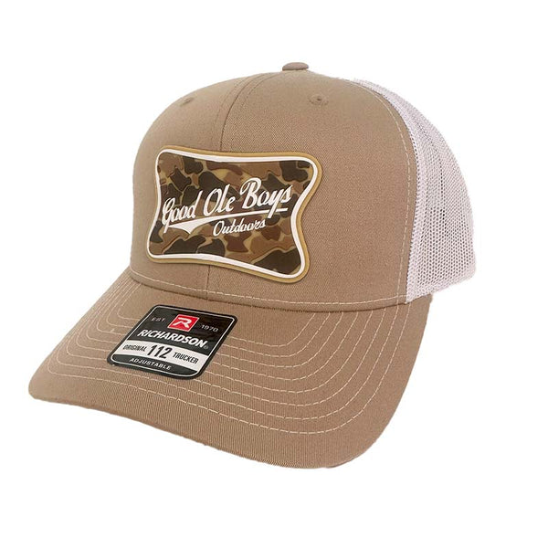 Good Ole Boys Camo Patch Trucker Palmetto Moon