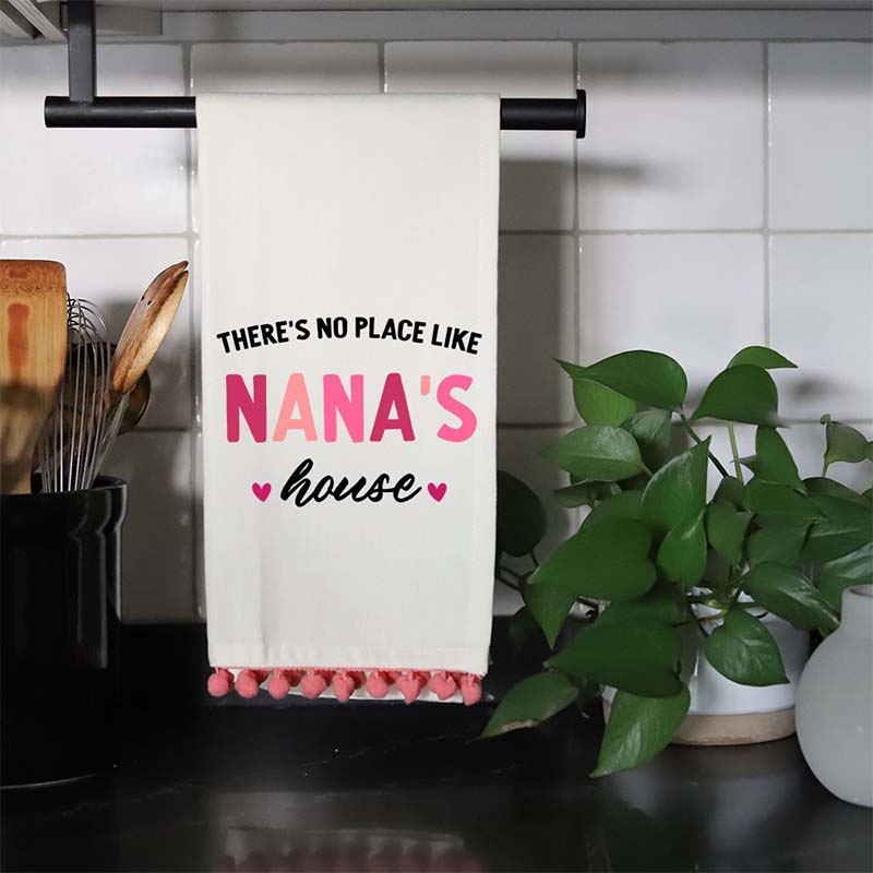 Nana&#39;s Kitchen Fringe Dish Towel