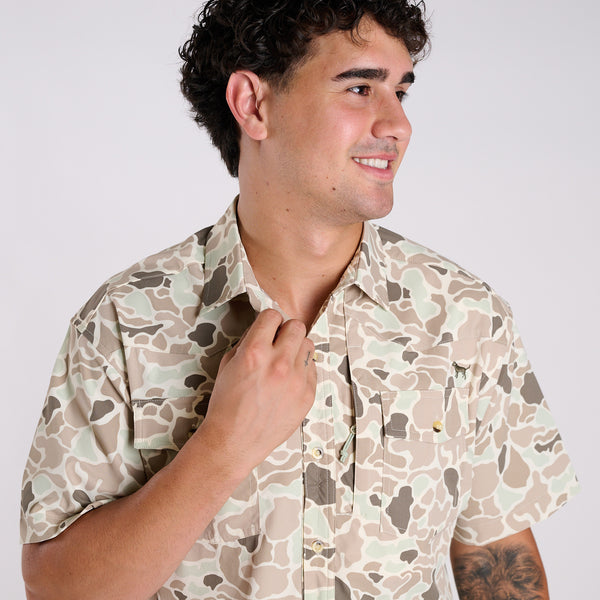 Shortsleeve Camo Shirt Small