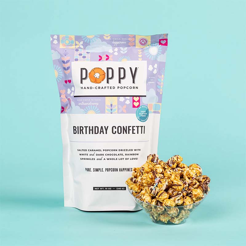 Birthday Confetti Hand-Crafted Popcorn Market Bag