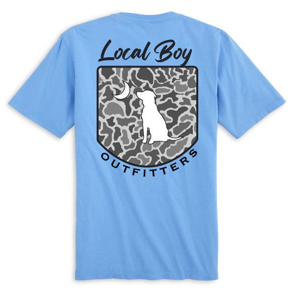 Local Boy Outfitters Localflage Crest Short Sleeve TShirt Palmetto Moon