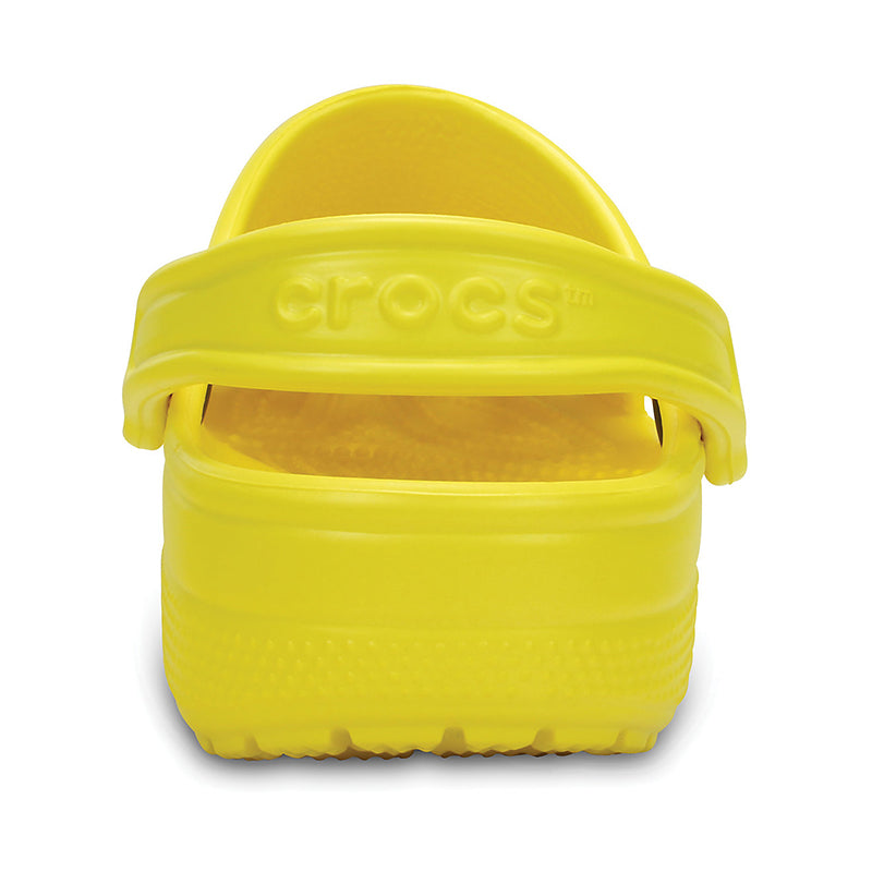 Adult Classic Clog in Yellow back view