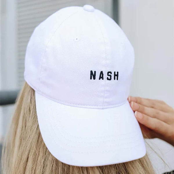 The Nash Collection Nash Tiny Text Hat | Palmetto Moon display picture 3