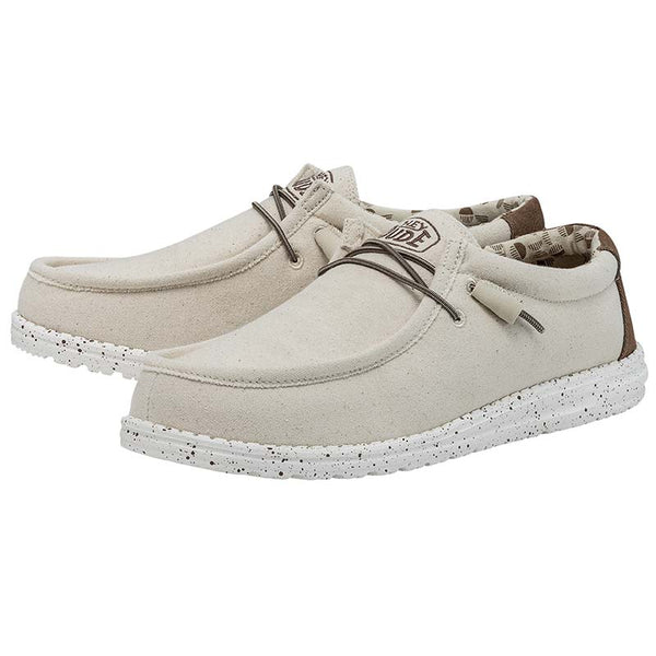 Hey Dude Men's Wally Stretch in Ivory | Palmetto Moon