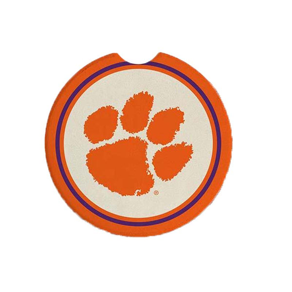 Magnolia Lane Clemson Car Coaster 2 Pack Palmetto Moon