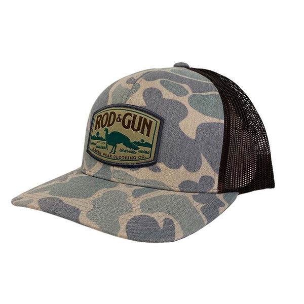 Marsh Wear Rod and Gun Trucker Hat Palmetto Moon