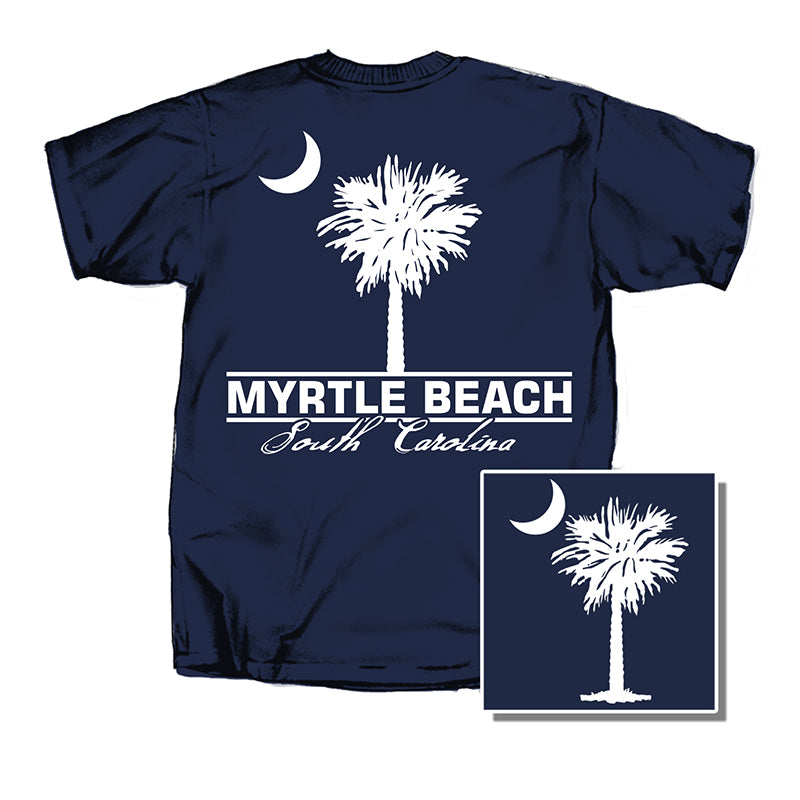 Myrtle Beach Palm Short Sleeve T-Shirt