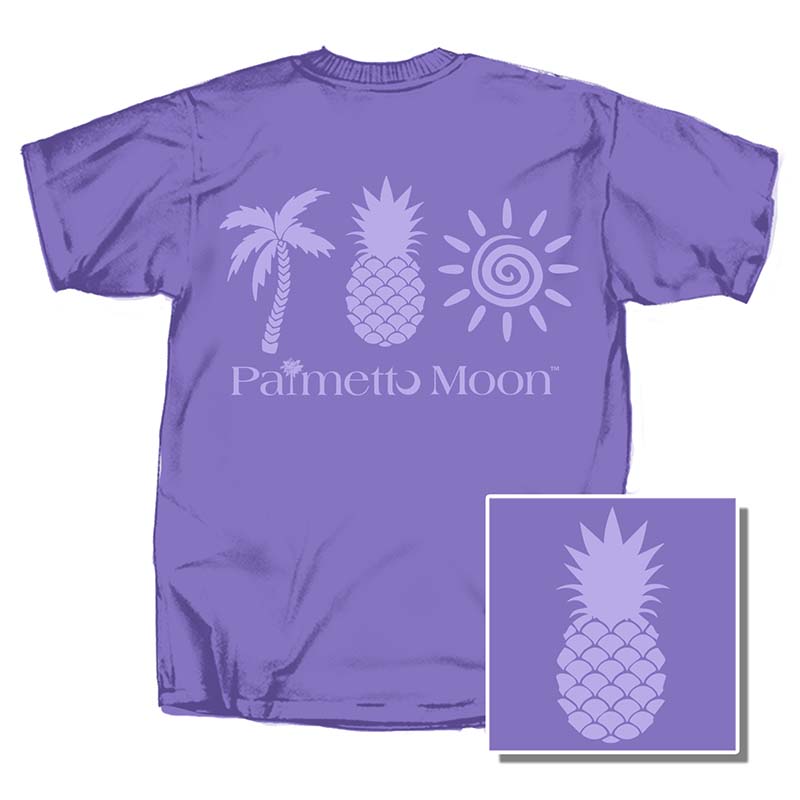 Palm, Pineapple, Sun Short Sleeve T-Shirt