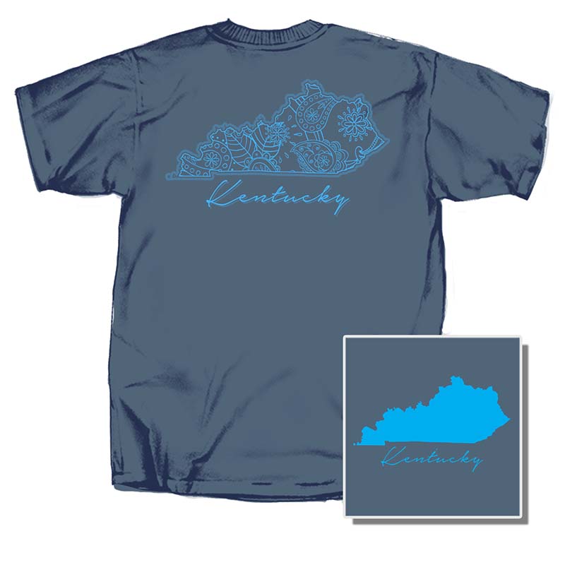 Kentucky Paisley Short Sleeve T-Shirt