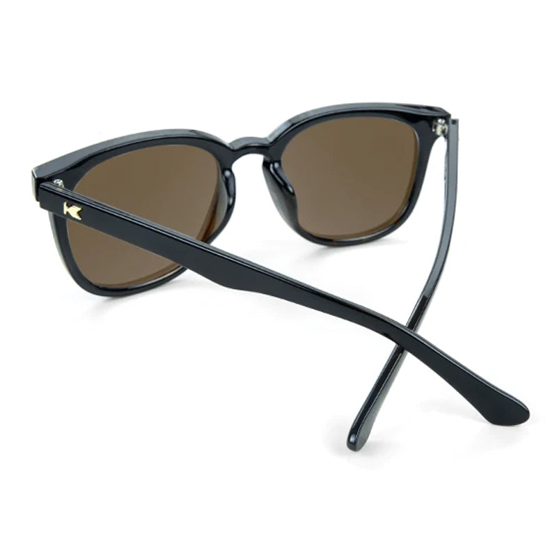 Knockaround® Paso Robles Glossy Black and Tortoise Shell Fade with Amber Lens
