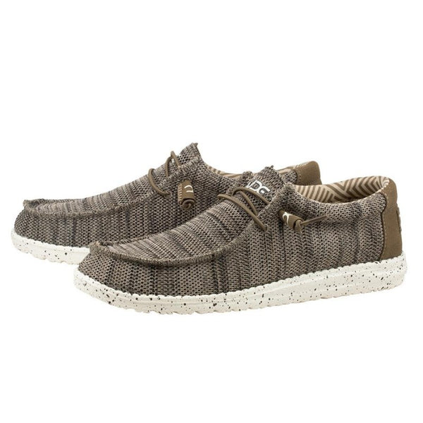 Hey Dude Men's Wally Sox in Brown | Palmetto Moon