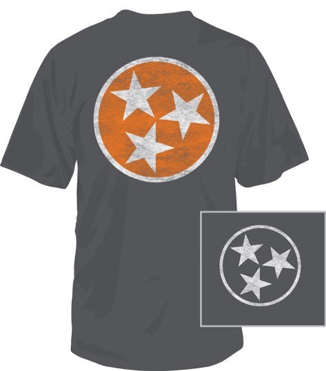 TN Crossing Tri-Star Short Sleeve T-Shirt Palmetto Moon