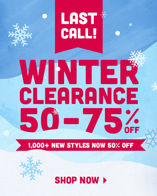 Last Call! Shop 50-75% off all winter items, plus shop hundreds of new 50% off styles 