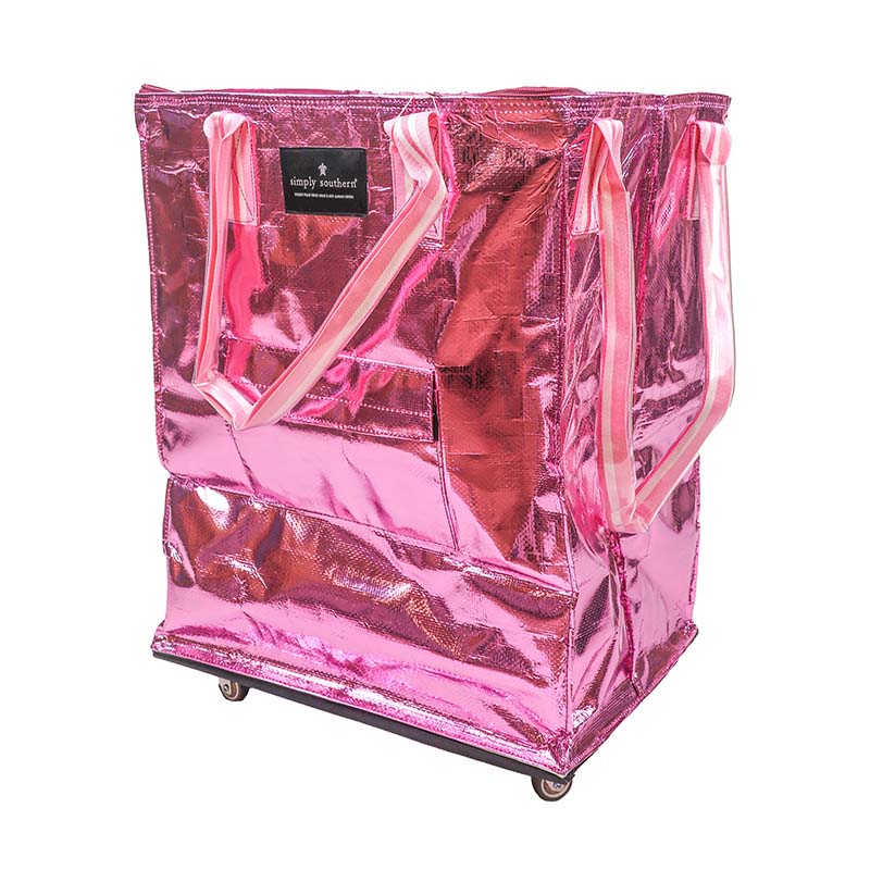 Pink Rolling Tote