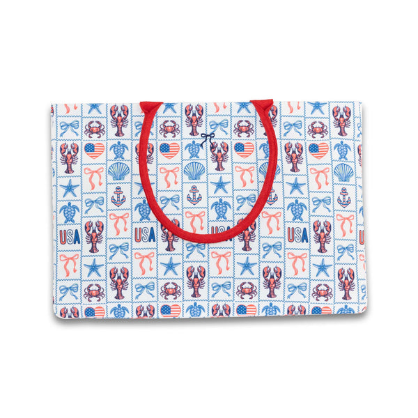 Lobster Patch Oversized Canvas Tote